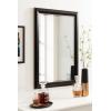 imageKate and Laurel Whitley Traditional Framed Wall Mirror 24 x 34 White Coastal Rectangle Bathroom Mirror with Transitional Profile and Beveled Edge DesignBronze