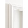 imageKate and Laurel Whitley Traditional Framed Wall Mirror 24 x 34 White Coastal Rectangle Bathroom Mirror with Transitional Profile and Beveled Edge DesignWhite