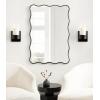 imageKate and Laurel Zabler Modern Metal Wall Sconce 5 x 6 x 10 Black Round Candle Holder with Removable Glass Cylinder for Flameless Candle Display in Bedroom or BathroomBlack