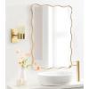 imageKate and Laurel Zabler Modern Metal Wall Sconce 5 x 6 x 10 Black Round Candle Holder with Removable Glass Cylinder for Flameless Candle Display in Bedroom or BathroomGold