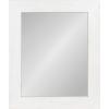 imageKate and Laurel Garvey Wood Framed Wall Mirror 36x30 Rustic WhiteWhite