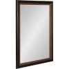 imageKate and Laurel Gotley Transitional Rectangle Wall Mirror 24 x 36 Bronze Modern Rectangular Statement Mirror with Ombre Finish and Scooped Frame ProfileBronze
