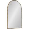 imageKate and Laurel Gwendolyn Antique Beaded Arch Wall Mirror 20 x 30 Gold Sophisticated Vintage Bathroom Mirror Wall Decor with Detailed Beaded Frame