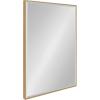 imageKate and Laurel Rhodes Large Framed Decorative Rectangle Wall Mirror 25x37 Natural Teak Finish