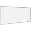 imageKate and Laurel Sylvie Blank Framed Canvas Wall Art 18x40 Gold Beaded Vintage Modern Empty Canvas for PaintYourOwn Art Ready to Paint Premium Canvas Already FramedWhite