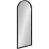 imageKate and Laurel Valenti Modern Arched Wall Mirror 16 x 48 Black Vibrant Decorative Mirror for Wall