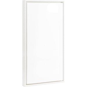 imageKate and Laurel Sylvie Blank Framed Canvas Wall Art 14x265 White Beaded Modern Empty Canvas for PaintYourOwn Art Ready to Paint Premium Canvas Already Framed