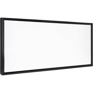 imageKate and Laurel Sylvie Blank Framed Canvas Wall Art 18x40 Gold Beaded Vintage Modern Empty Canvas for PaintYourOwn Art Ready to Paint Premium Canvas Already FramedBlack