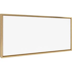 imageKate and Laurel Sylvie Blank Framed Canvas Wall Art 18x40 Gold Beaded Vintage Modern Empty Canvas for PaintYourOwn Art Ready to Paint Premium Canvas Already FramedGold