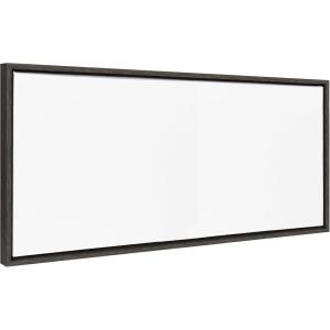 imageKate and Laurel Sylvie Blank Framed Canvas Wall Art 18x40 Gold Beaded Vintage Modern Empty Canvas for PaintYourOwn Art Ready to Paint Premium Canvas Already FramedGray