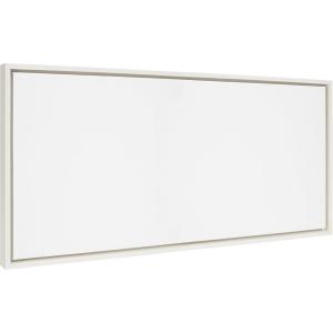 imageKate and Laurel Sylvie Blank Framed Canvas Wall Art 18x40 Gold Beaded Vintage Modern Empty Canvas for PaintYourOwn Art Ready to Paint Premium Canvas Already FramedWhite