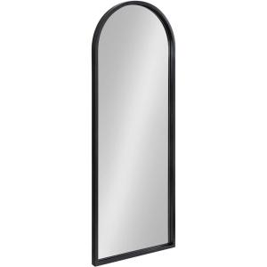 imageKate and Laurel Valenti Modern Arched Wall Mirror 16 x 48 Black Vibrant Decorative Mirror for Wall