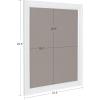 imageDesignOvation Bosc Framed Linen Fabric Pinboard 235 x 295 BlackWhite