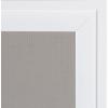 imageDesignOvation Bosc Framed Linen Fabric Pinboard 235 x 295 BlackWhite