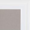 imageDesignOvation Bosc Framed Linen Fabric Pinboard 235 x 295 BlackWhite