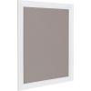 imageDesignOvation Bosc Framed Linen Fabric Pinboard 235 x 295 BlackWhite