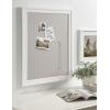 imageDesignOvation Bosc Framed Linen Fabric Pinboard 235 x 295 BlackWhite