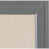 imageDesignOvation Bosc Framed Linen Fabric Pinboard 235x295 Gray