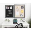 imageDesignOvation Bosc Framed Linen Fabric Pinboard 235x295 Gray