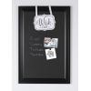 imageDesignOvation Bosc Wall Mounted Decorative Framed Magnetic Chalkboard Black with Wish List Hanging Expression Plaque