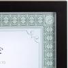imageDesignOvation Gallery Wood Document Frame Set for Customizable Wall Display 85x11 Black Pack of 4Black