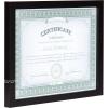 imageDesignOvation Gallery Wood Document Frame Set for Customizable Wall Display 85x11 Black Pack of 4Black
