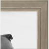 imageDesignOvation Kieva Solid Wood Picture Frame Distressed Gray 8x10 Pack of 6