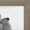 imageDesignOvation Kieva Solid Wood Picture Frame Distressed Soft White 8x10 Pack of 6Grey