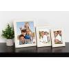 imageDesignOvation Kieva Solid Wood Picture Frame Distressed Soft White 8x10 Pack of 6White