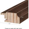 imageDesignOvation Kieva Solid Wood Picture Frames Gray 11x14 matted to 8x10 Pack of 4Brown