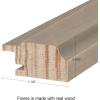 imageDesignOvation Kieva Solid Wood Picture Frames Gray 11x14 matted to 8x10 Pack of 4Grey