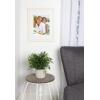 imageDesignOvation Kieva Solid Wood Picture Frames Gray 11x14 matted to 8x10 Pack of 4White