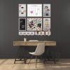 imageDesignOvation Walcott Decorative Wall Organizer Mail Holder with Two Pockets White
