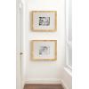 imageKate and Laurel Burlock Transitional Faux Burlwood Picture Frame Set of 2 16 x 20 matted to 8 x 10 Natural Modern TwoPiece Burlwood Frame Set for Gallery Wall Decor for Living Room