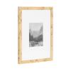 imageKate and Laurel Burlock Transitional Faux Burlwood Picture Frame Set of 2 16 x 20 matted to 8 x 10 Natural Modern TwoPiece Burlwood Frame Set for Gallery Wall Decor for Living Room