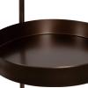 imageKate and Laurel Finn TriLevel Metal Plant Stand Bronze Decorative Hinged Tray Stand DisplayBronze