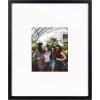 imageKate and Laurel Gallery Transitional Frame Set Set of 5 Rustic Brown Sophisticated Picture Frame Collage with Multiple Sizes IncludedBlack