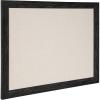 imageDesignOvation Beatrice Framed Linen Fabric Pinboard 13x23 Rustic BrownBlack