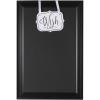 imageDesignOvation Bosc Wall Mounted Decorative Framed Magnetic Chalkboard Black with Wish List Hanging Expression Plaque