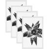 imageDesignOvation Gallery Wood Photo Frame Set for Customizable Wall or Desktop Display White 11x17 Pack of 4White