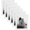 imageDesignOvation Kieva Solid Wood Picture Frame Soft White 8x10 Pack of 6