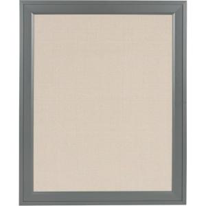 imageDesignOvation Bosc Framed Linen Fabric Pinboard 235x295 Gray