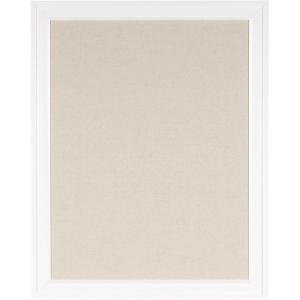 imageDesignOvation Bosc Framed Linen Fabric Pinboard 235x295 White