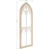 imageKate and Laurel Amabelle Arched Wooden Art Plaque 16 x 46 Rustic Gray and White Rustic Wood Arch Framed Wall Art