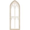 imageKate and Laurel Amabelle Arched Wooden Art Plaque 16 x 46 Rustic Gray and White Rustic Wood Arch Framed Wall Art