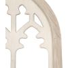imageKate and Laurel Amabelle Arched Wooden Art Plaque 16 x 46 Rustic Gray and White Rustic Wood Arch Framed Wall Art