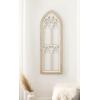 imageKate and Laurel Amabelle Arched Wooden Art Plaque 16 x 46 Rustic Gray and White Rustic Wood Arch Framed Wall Art