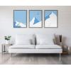 imageKate and Laurel Sylvie Ski Hike Ski Bubble and Downhill Skier Framed Canvas Wall Art Set by Rocket Jack 3 Piece 18x24 Gray Minimalist Art Deco Skier Mountain ArtGray