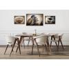 imageKate and Laurel Sylvie Vintage Football Vintage Football Gear and Vintage Football Helmet Framed Canvas Wall Art Set by Saint and Sailor Studios 3 Piece Set Gray Retro Football Art for Wall