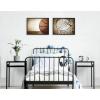 imageKate and Laurel Sylvie Vintage Half Basketball and Vintage Basketball Net Framed Canvas Wall Art Set by Saint and Sailor Studios 2 Piece 18x24 Dark Gray Retro Sports Art for Wall